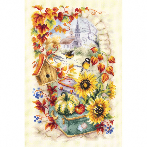 Набор для вышивания ЧУДЕСНАЯ ИГЛА арт.110-950 Яркая осень 17х27 см Набор для вышивания ЧУДЕСНАЯ ИГЛА арт.110-950 Яркая осень 17х27 см