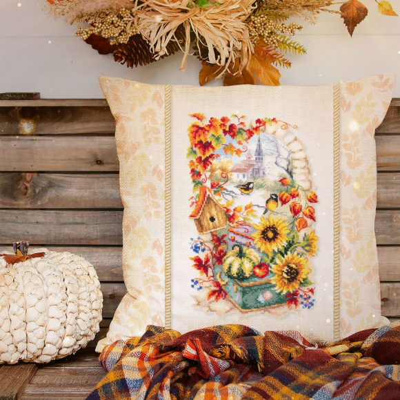 Набор для вышивания ЧУДЕСНАЯ ИГЛА арт.110-950 Яркая осень 17х27 см Набор для вышивания ЧУДЕСНАЯ ИГЛА арт.110-950 Яркая осень 17х27 см