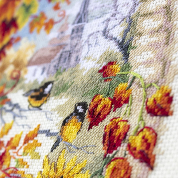 Набор для вышивания ЧУДЕСНАЯ ИГЛА арт.110-950 Яркая осень 17х27 см Набор для вышивания ЧУДЕСНАЯ ИГЛА арт.110-950 Яркая осень 17х27 см