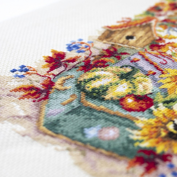 Набор для вышивания ЧУДЕСНАЯ ИГЛА арт.110-950 Яркая осень 17х27 см Набор для вышивания ЧУДЕСНАЯ ИГЛА арт.110-950 Яркая осень 17х27 см