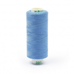Нитки Dor Tak бытовые 40/2 полиэстер 366м цв.381 голубой