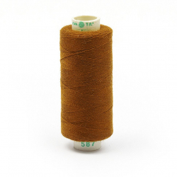 Нитки Dor Tak бытовые 40/2 полиэстер 366м цв.587 рыжий