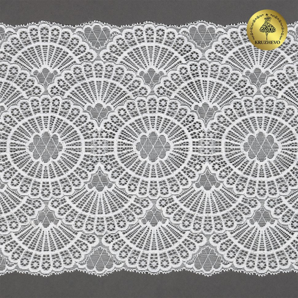 Кружево-стрейч KRUZHEVO арт.TBY.L6190 шир.230мм (под заказ) Кружево-стрейч KRUZHEVO арт.TBY.L6190 шир.230мм (под заказ)