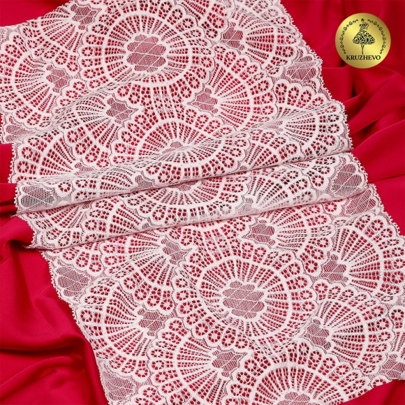 Кружево-стрейч KRUZHEVO арт.TBY.L6190 шир.230мм (под заказ) Кружево-стрейч KRUZHEVO арт.TBY.L6190 шир.230мм (под заказ)