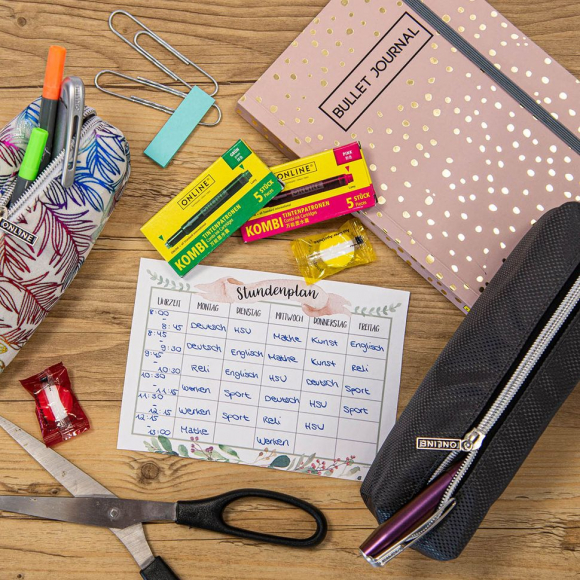 Пенал для ручек "Schlamperetui Fresh 3D" на молнии, 22 х 7 х 7 см, текстильный, цвет синий