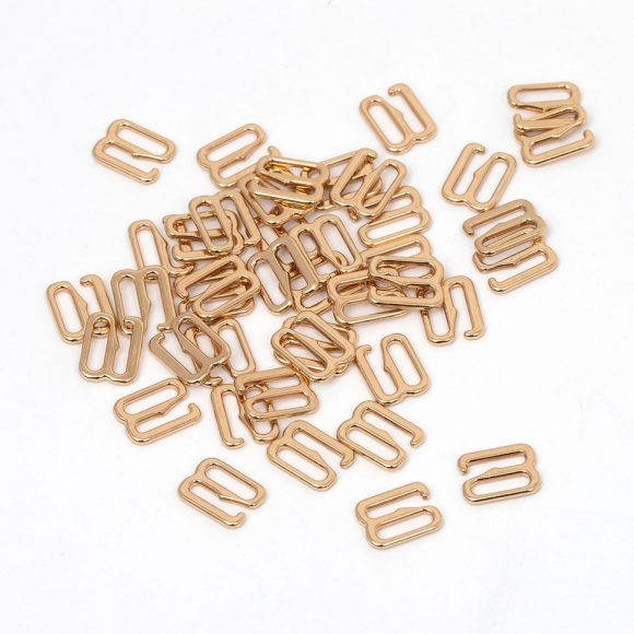 Крючок для купальника металл TBY-908.SW 08мм, цв.золото, уп.1000шт