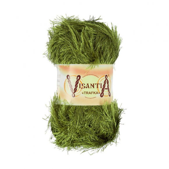 Пряжа VISANTIA TRAFKA (100% полиэстер) 5х100г/150 м цв.0044 бл.зеленый Пряжа VISANTIA TRAFKA (100% полиэстер) 5х100г/150 м цв.0044 бл.зеленый