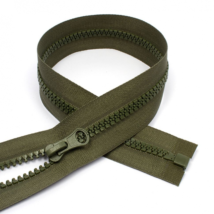 Молния MaxZipper трактор №5 1 замок усил.зв., 75см, цв.F327 оливковый уп.50шт