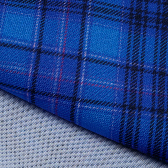 Ткань Габардин 140 г/м? 100% полиэстер шир.155 см арт.T.4000.24 цв.синий рул.25м