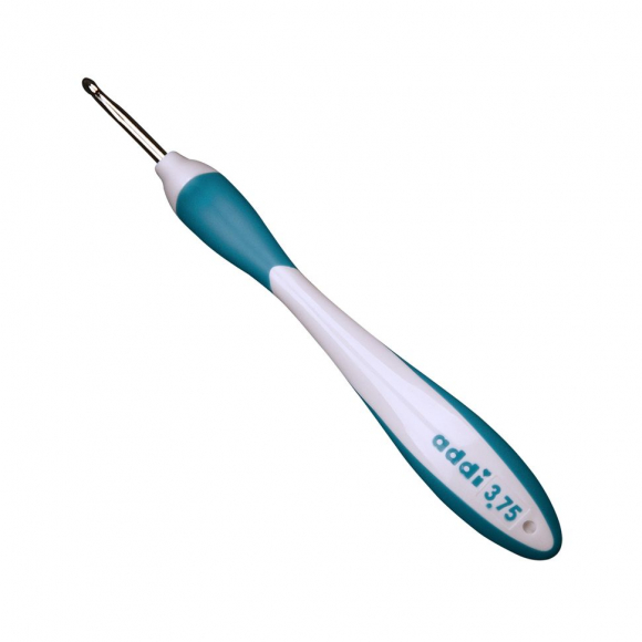 33767_Крючок, вязальный с эргономичной пластиковой ручкой addiSwing №3,75, 16 см