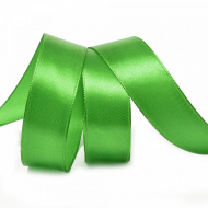 Лента атласная 20мм цв.3042 зеленый IDEAL уп.27,4 м