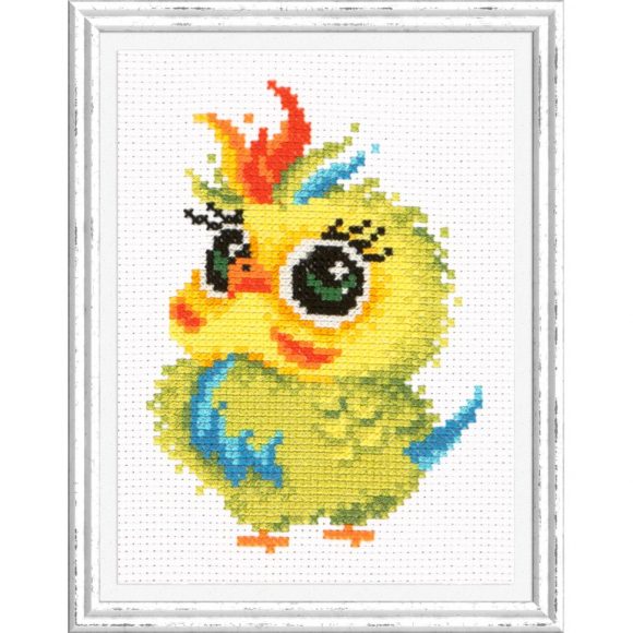 Набор для вышивания ЧУДЕСНАЯ ИГЛА арт.10-31 Попугайчик 11х16 см