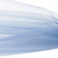 Еврофатин мягкий матовый Hayal Tulle арт.HT.S шир.300см, 100% полиэстер цв.68 уп.5м - небесно-голубой