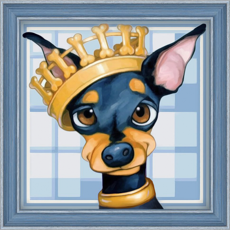 Набор для изготовления картин АЛМАЗНАЯ ЖИВОПИСЬ арт.АЖ.1548 Королевский той 15х15 см