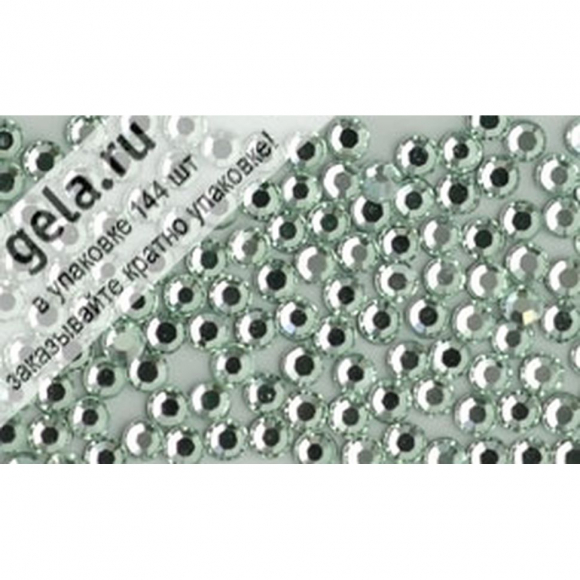 34774_Камни плоские с термоклеем 2028HF, ss 6, Chrysolite M