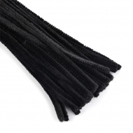 Проволока-синель Magic 4 Hobby арт.TBY.120629-027 10x300mm цв.черный  уп.50шт