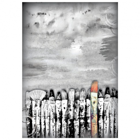 103811_Бумага рисовая мини - формат "Кисточки"