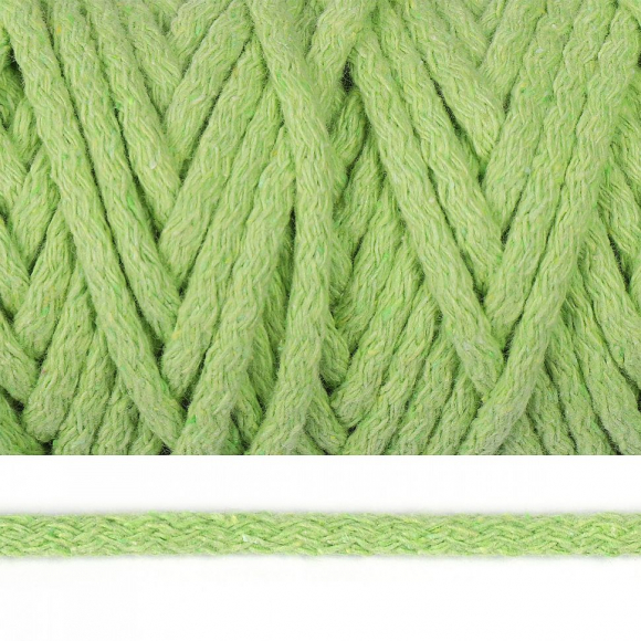 Шнур круглый х/б 05мм цв.2122 фисташковый уп.50м