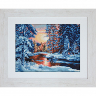 Набор для вышивания LUCA-S арт. B477 Зимний пейзаж 51х36,5 см Набор для вышивания LUCA-S арт. B477 Зимний пейзаж 51х36,5 см