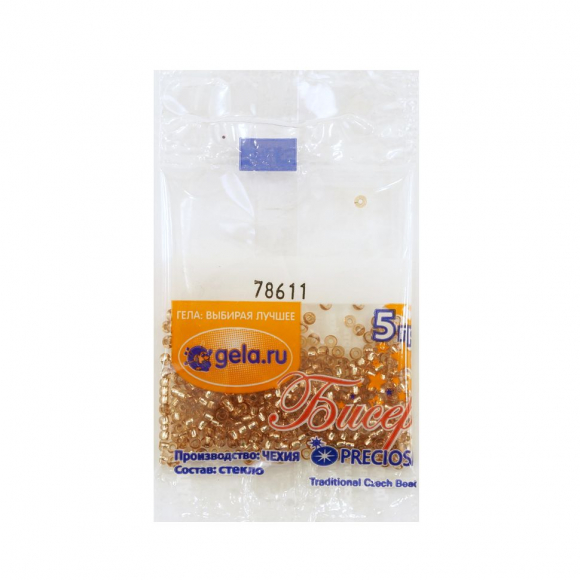 Бисер №10, 5 г., цвет 78611