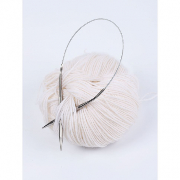 Спицы круговые для вязания на тросиках Maxwell Black арт.40-50 5,0 мм /40 см