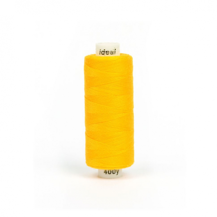 Нитки IDEAL бытовые 40/2 полиэстер 366м цв.138 желтый