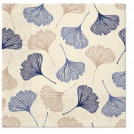 Салфетки трехслойные для декупажа, коллекция "Lunch"  PAW Decor Collection "Листья Гинкго"