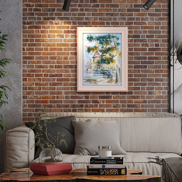 Набор для вышивания РТО арт.М874 Январское солнце 22х30,5 см