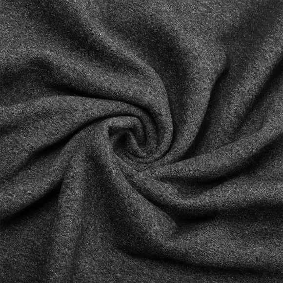 Ткань трикотаж Футер 2х нитка начес с лайкрой 190г опененд 100+100см антрацит уп.6м Ткань трикотаж Футер 2х нитка начес с лайкрой 190г опененд 100+100см антрацит уп.6м