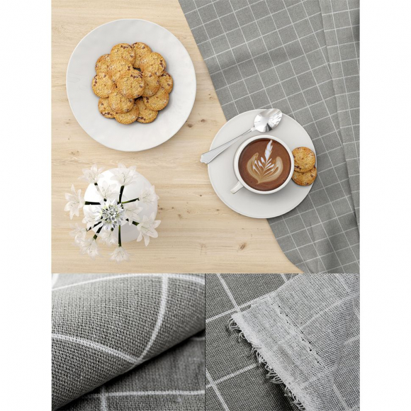 Ткань Лен, арт.TBY-DJ-03, 140г/м?, 30% лен 70% хлопок, шир.150см, уп.5м