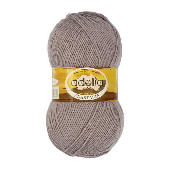 Пряжа ADELIA ANASTASIA (100% акрил) 5х100г/330м цв.13 св.серый