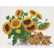 Рисунок на канве МАТРЕНИН ПОСАД арт.37х49 - 0524 Солнечный букет