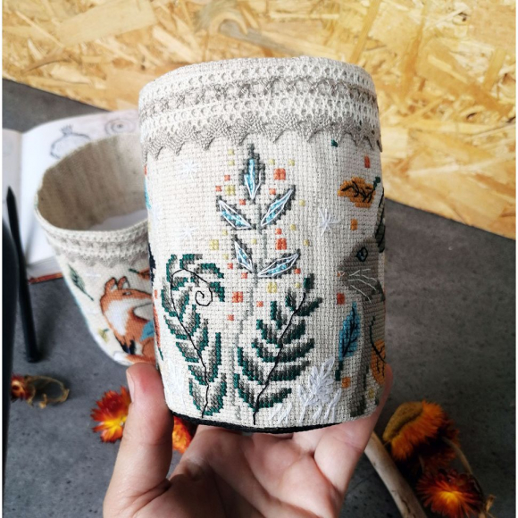 183340_Набор для создания карандашницы "Зайцы"