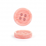 Пуговицы пластик CN 2732 цв.07 розовый 16L-10мм, 4 прокола, 72 шт