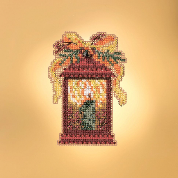 Набор для вышивания бисером MILL HILL Рождественский фонарь 10х13 см Набор для вышивания бисером MILL HILL Рождественский фонарь 10х13 см