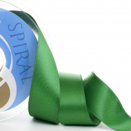 19087_Лента атласная двусторонняя SAFISA, 50 мм, 25 м, цвет 25, зеленый