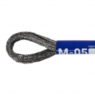 Нитки для вышивания Gamma мулине NM металлик 100% полиэстер 12 x 8 м цв.М-05 черный/серебро