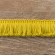 Бахрома декоративная, 30 мм, цвет шафрановый