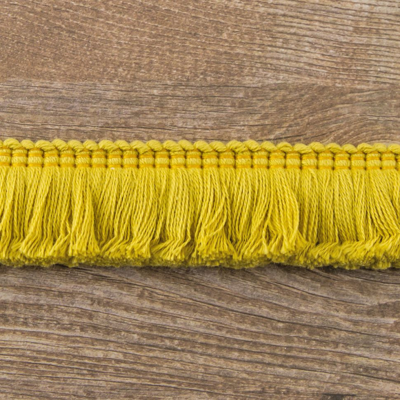 Бахрома декоративная, 30 мм, цвет шафрановый