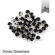 Стразы пришивные в цапах стекло TBY арт.MS.40.B цв.черный 4 мм, уп. 1440шт