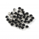 Стразы пришивные в цапах стекло TBY арт.MS.40.B цв.черный 4 мм, уп. 1440шт