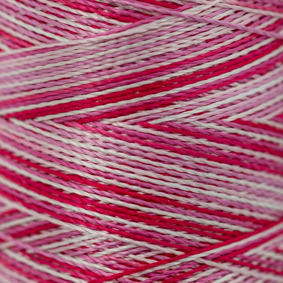 Нитки для вышивания Gamma мультиколор M120/2 100% вискоза 5000 я цв.Set 8 розовые