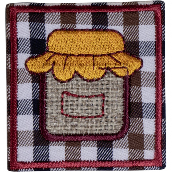 Термоаппликация "Консервная банка"