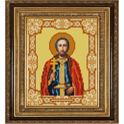 Рисунок на ткани (Бисер) КОНЁК арт. 9171 Святой Игорь 15х18 см