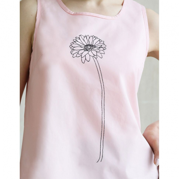 Набор для вышивания PANNA Живая картина арт. JK-2251 Гербера 12х34 см