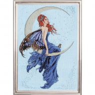 Набор для вышивания DESIGN WORKS арт.2909 Голубая луна 30,5х46 см