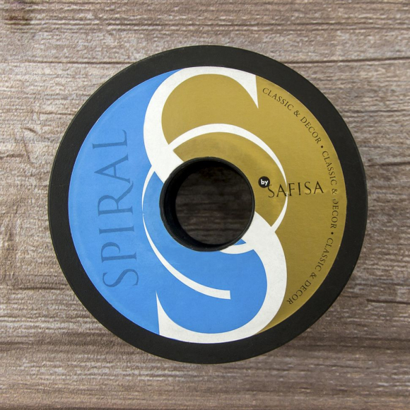 Лента органза SAFISA, 7 мм, 25 м, цвет 88, коричневый светлый