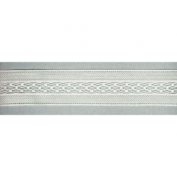 99188_Мерсеризованное хлопковое кружево, 45 мм, цвет шампань