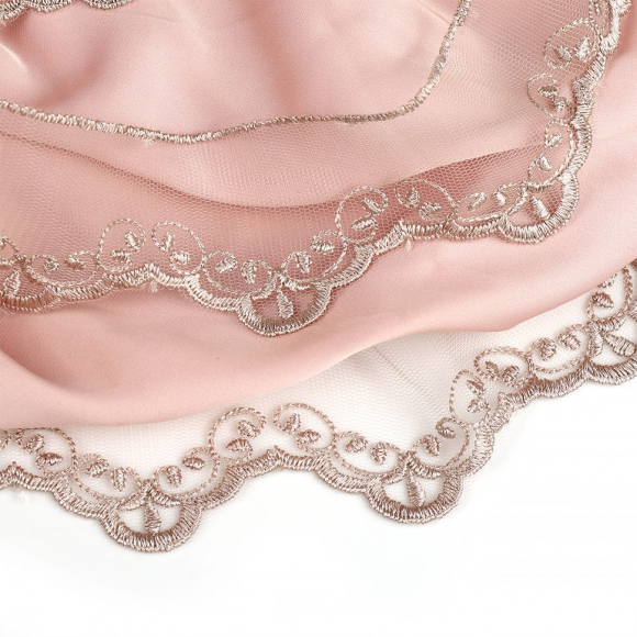 Кружево на жесткой сетке Exclusive арт.TBY 2BS228K1 шир.50мм цв.N4815 кофе уп.13,71м