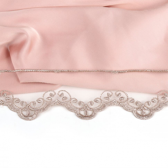 Кружево на жесткой сетке Exclusive арт.TBY 2BS228K1 шир.50мм цв.N4815 кофе уп.13,71м